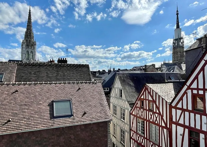Appartement Le 1732, Rouen Coeur D'Histoire, Duplex Au Calme