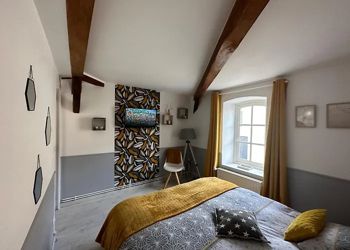 2 chambres, 4 a 6 voyageurs en centre ville, à 5 mins du zoo La Flèche