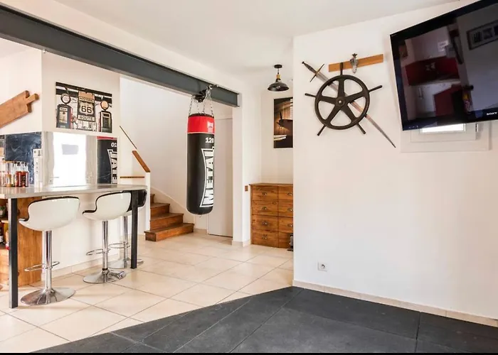 Villa des Palmiers, Chambre n°1, Lit double Villeneuve-sur-Lot