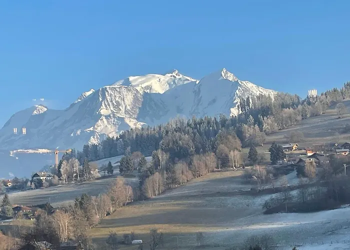 Luxury 2 Bedroom Apartment With View Of Mont Blanc Combloux