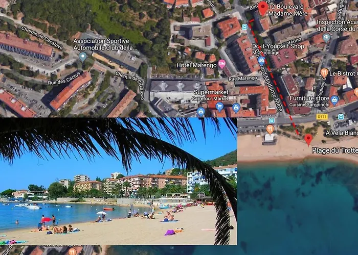 **** Mer Sea 1 A 8 Personnes 80M2 A 120M De La Mer **** Ajaccio 
